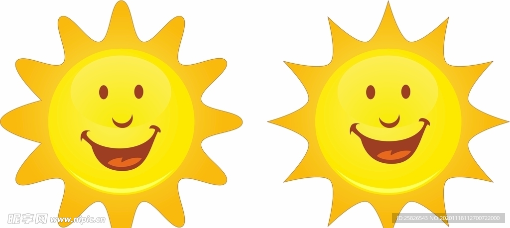 卡通太阳