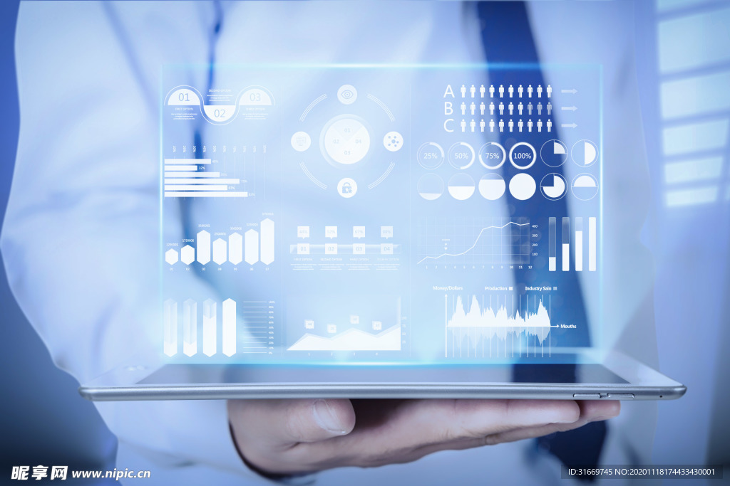 科技感智能手势高清图图片