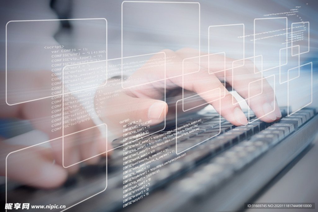 科技感智能手势高清图图片