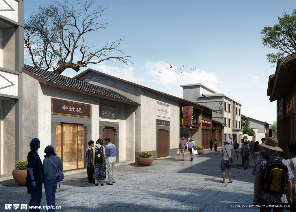 乡村改造乡村村头建设景观效果图