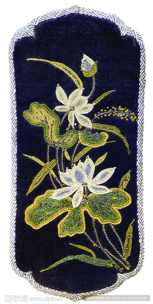 刺绣手工传统复古背景素材