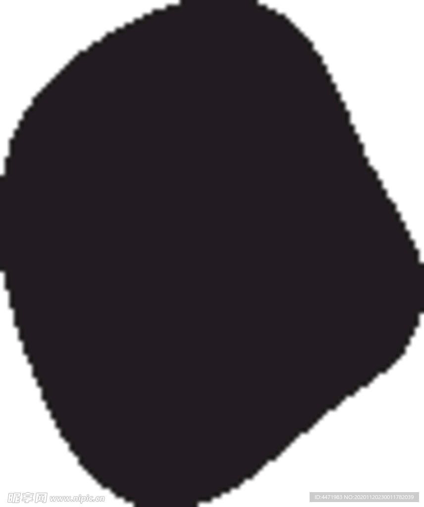 黑白 不规则 涂鸦 几何图案