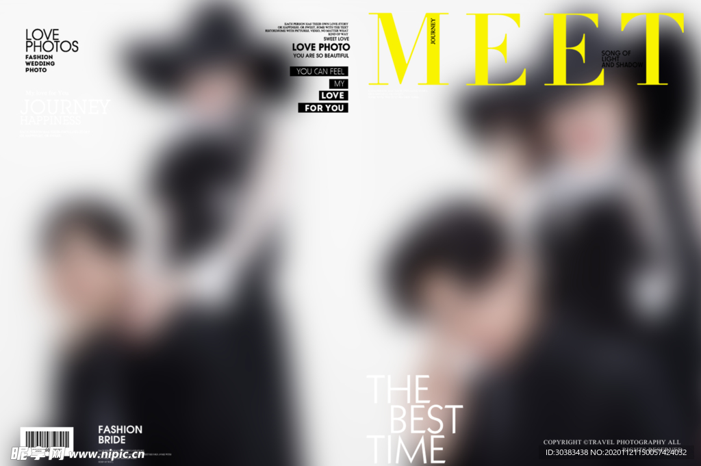 欧美时尚杂志封面设计