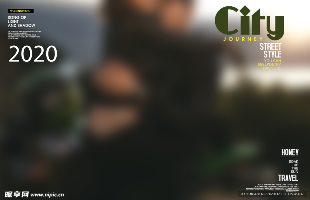 欧美时尚杂志封面设计