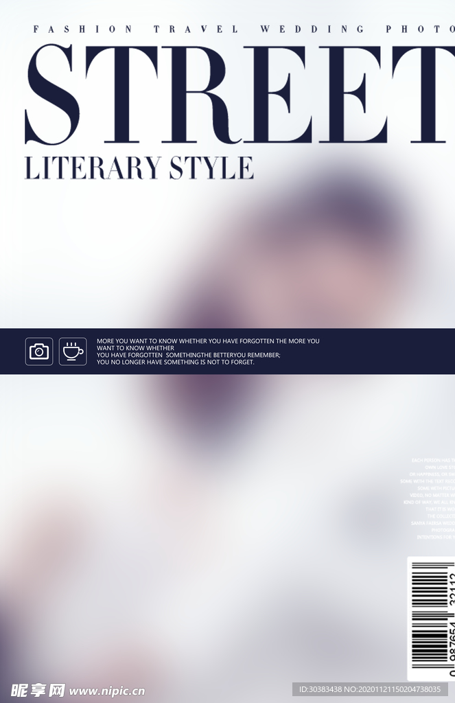 欧美时尚杂志封面设计