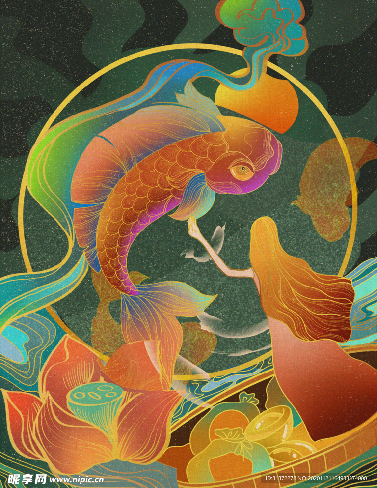 国潮海报设计图片