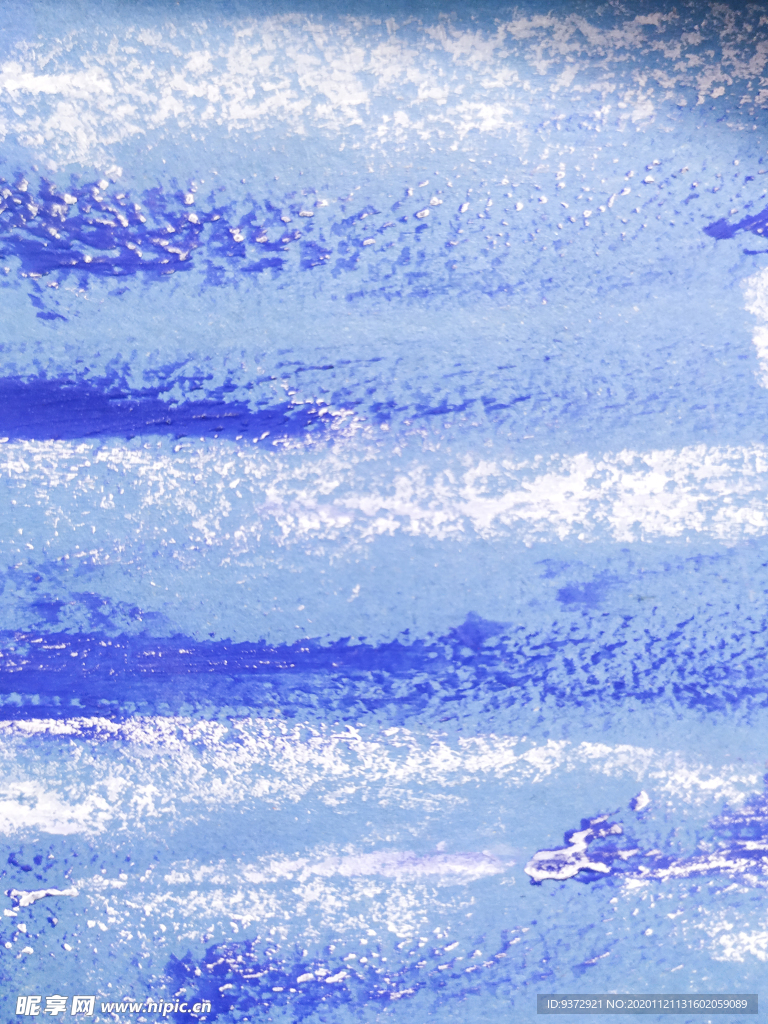 蓝色抽象油画背景