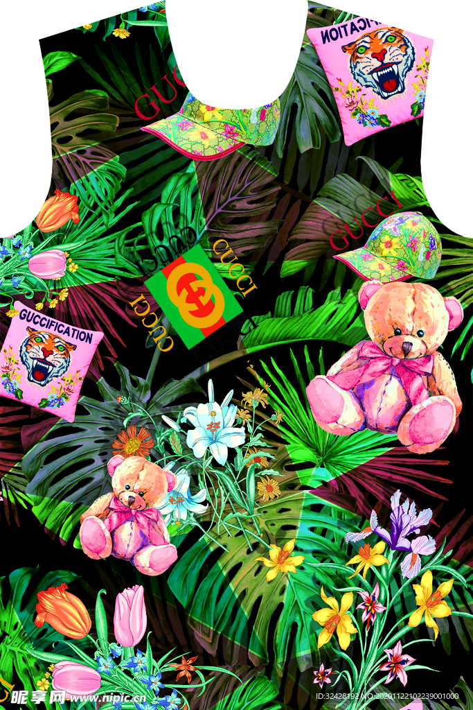 男装 大牌 衣服印花