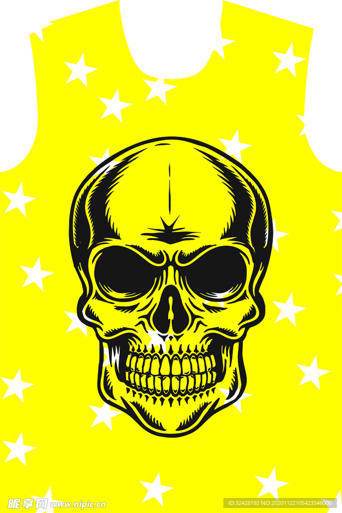 骷髅头 男装 印花