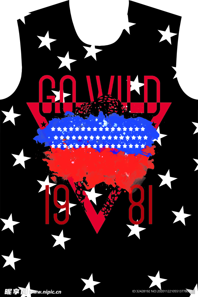 男装 复古 印花