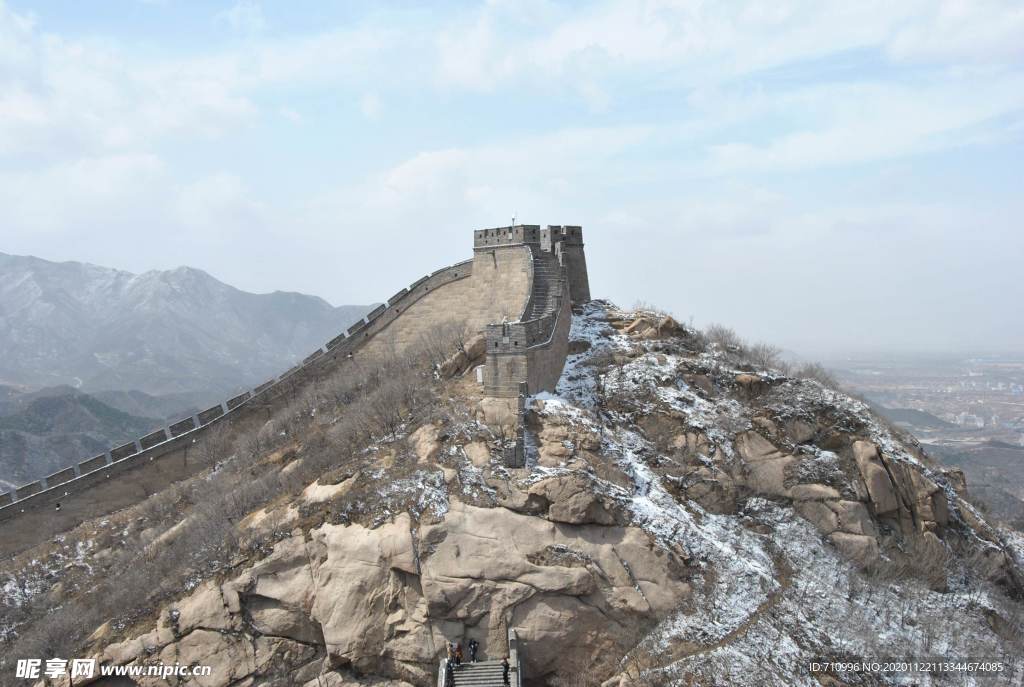 长城雪景