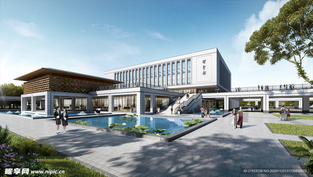 学校图书馆效果图