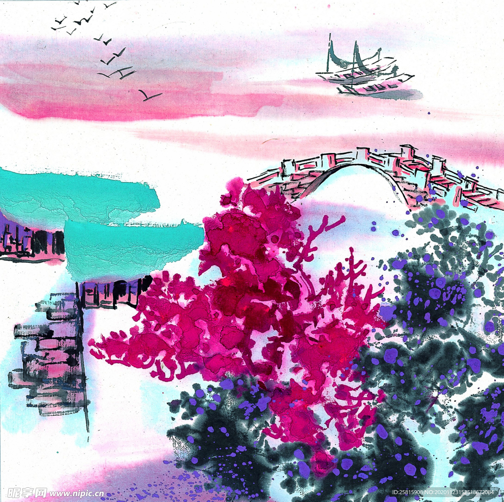水墨江南