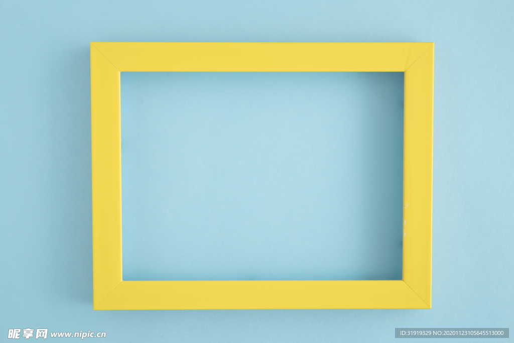 黄色  相框