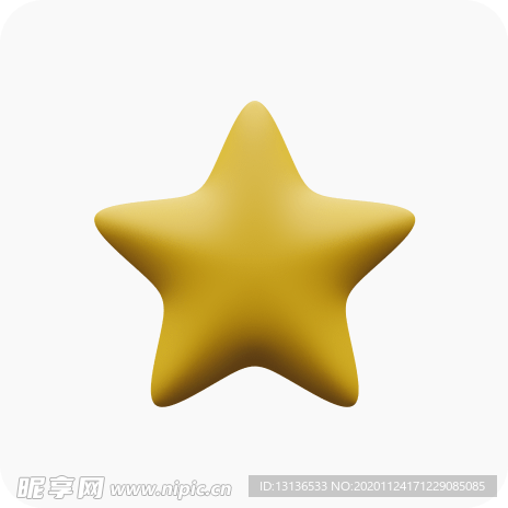 星星c4d 插图 模型 扁平化