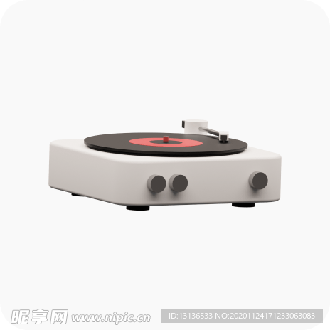 DJ插图 模型 扁平化