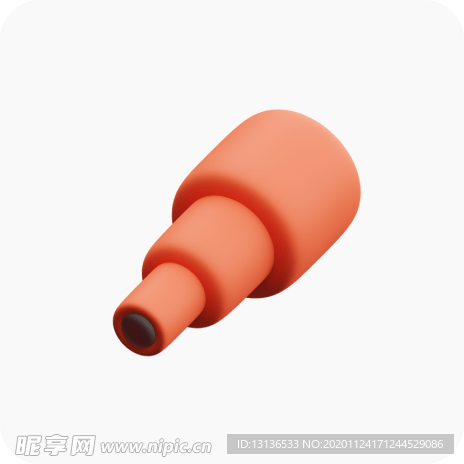 望远镜c4d 插图 模型 扁平