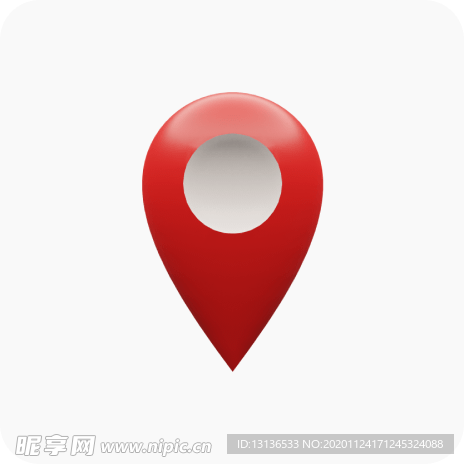 定位c4d 插图 模型 扁平化