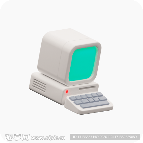 电脑c4d 插图 模型 扁平化