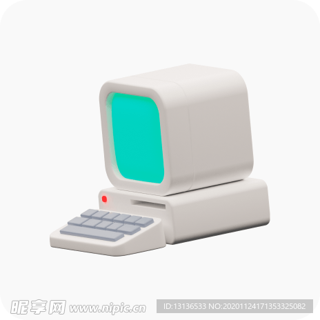 电脑c4d 插图 模型 扁平化