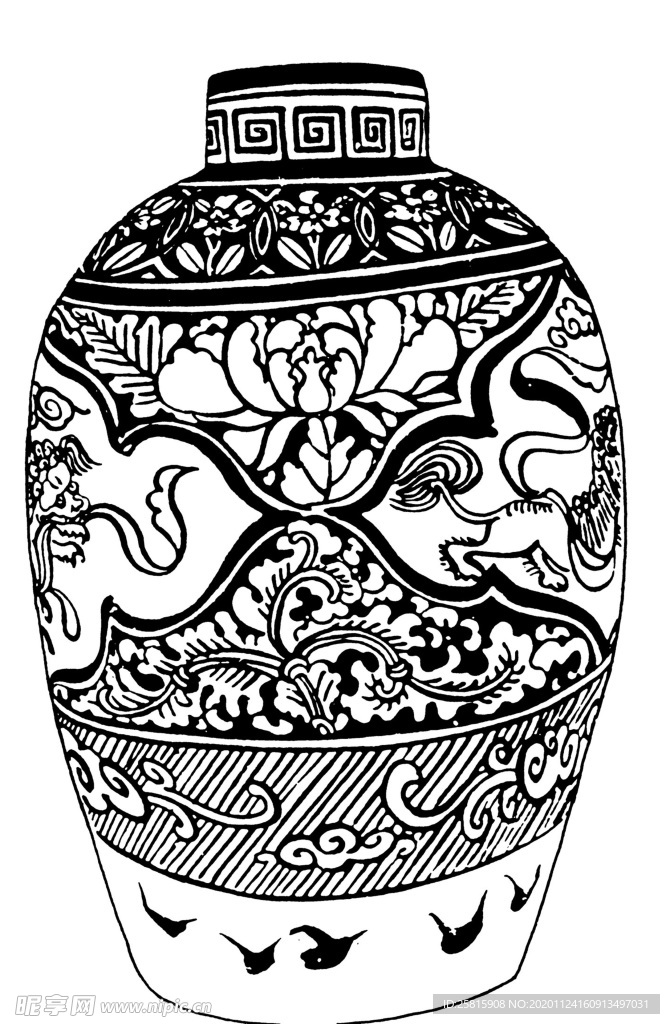 罐子图案