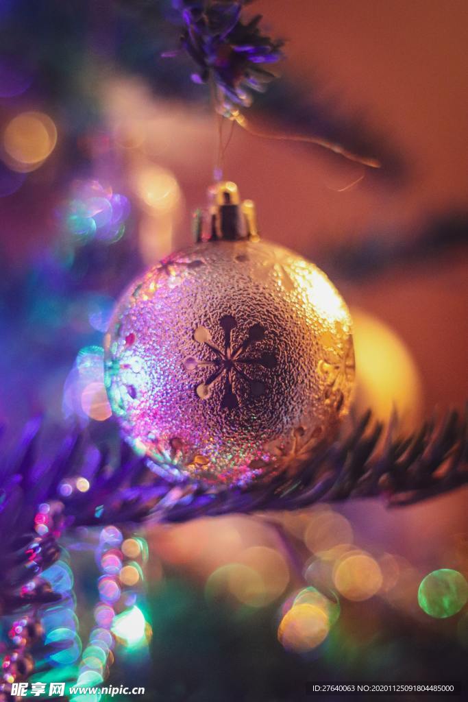 圣诞树 圣诞灯光图片