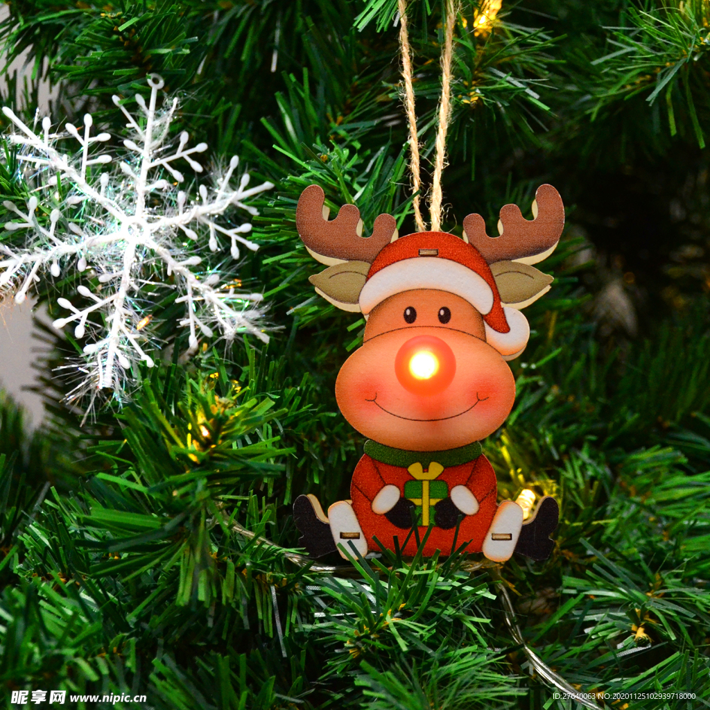 圣诞树挂饰 圣诞麋鹿