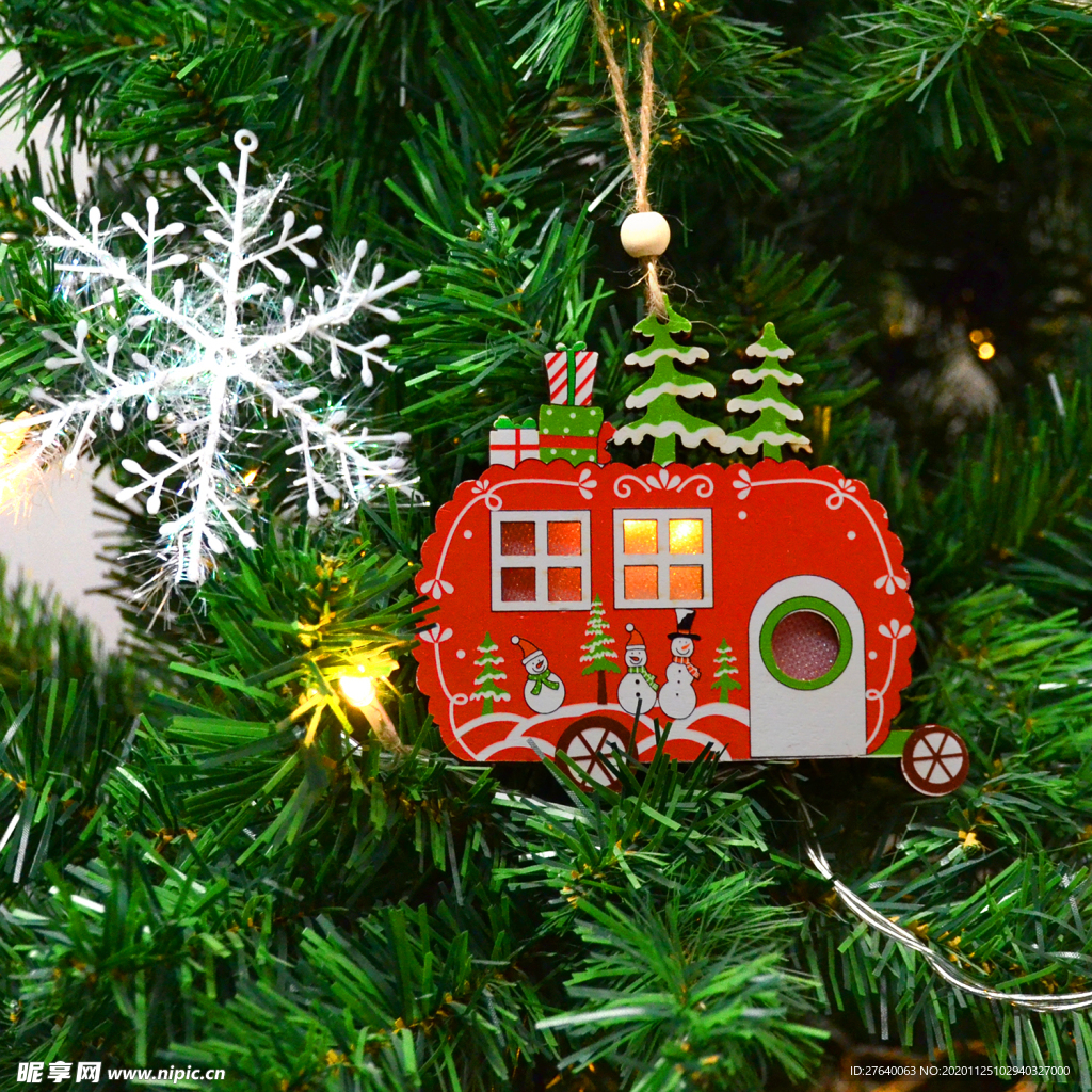 圣诞树挂饰 圣诞房子