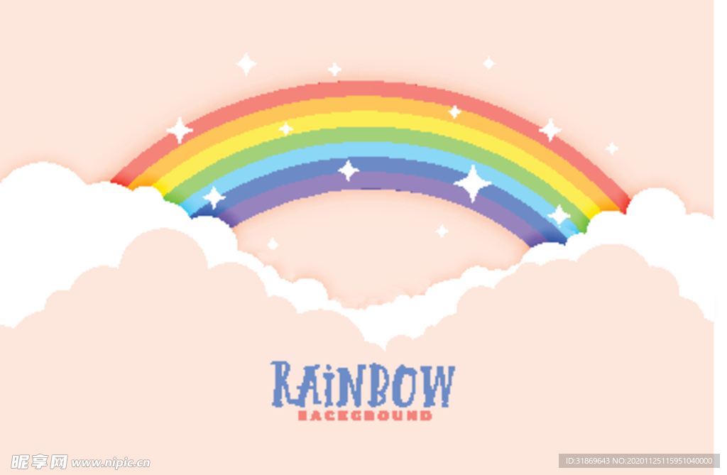 彩虹 彩色背景