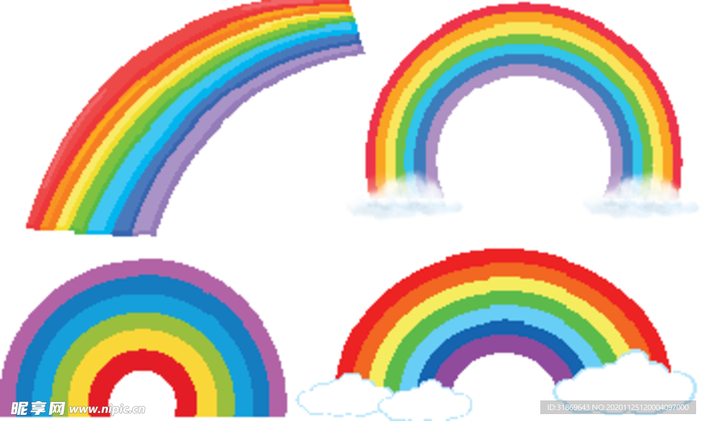 彩虹 彩色背景