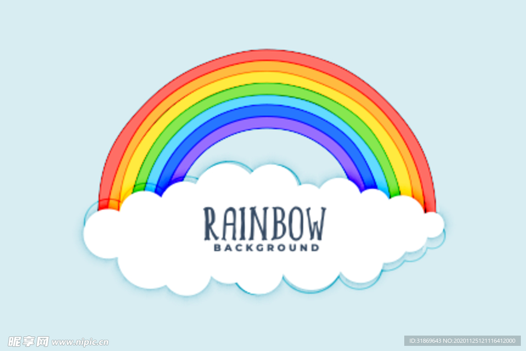 彩虹 彩色背景