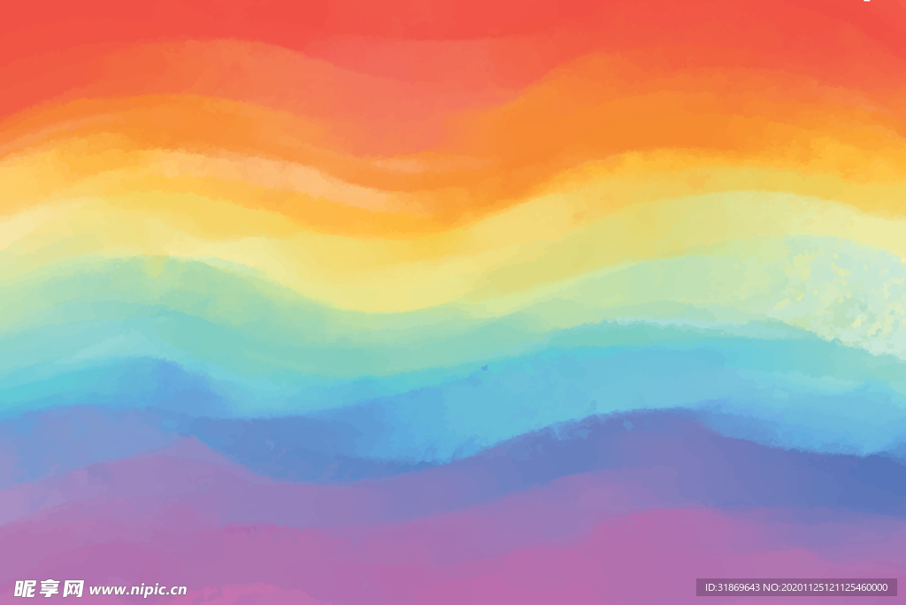 彩虹 彩色背景