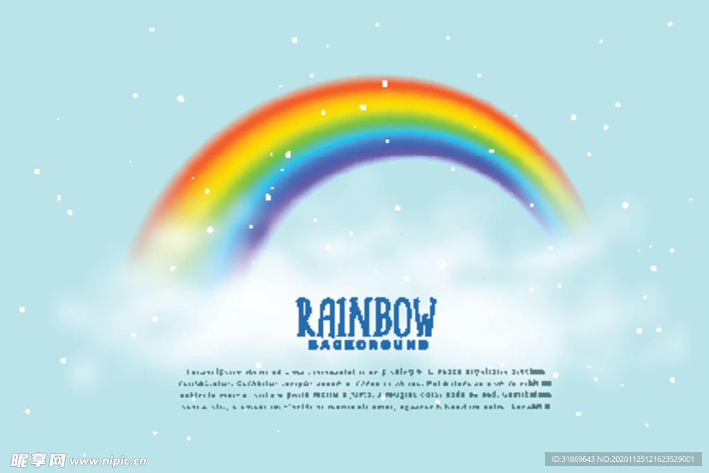 彩虹 彩色背景