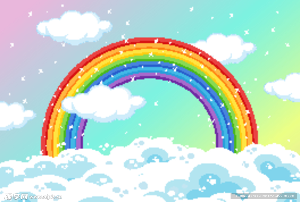 彩虹 彩色背景