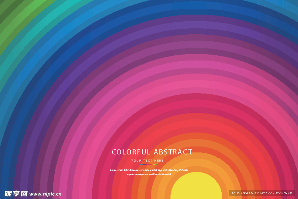 彩虹 彩色背景