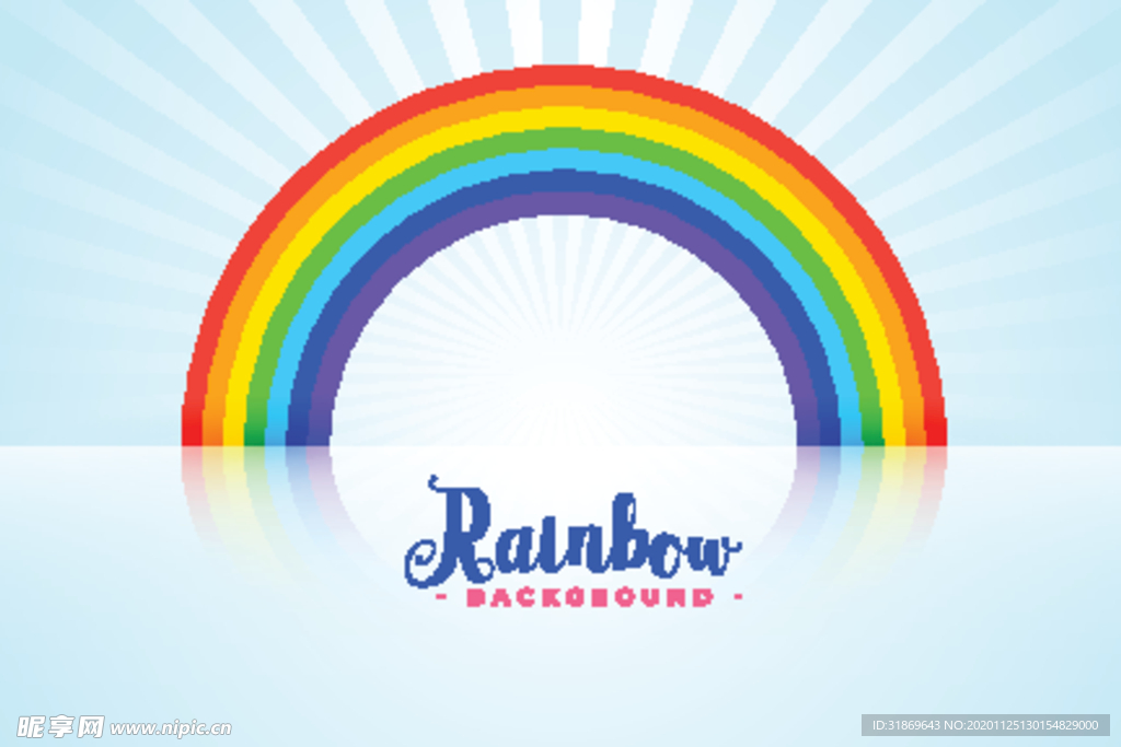 彩虹 彩色背景