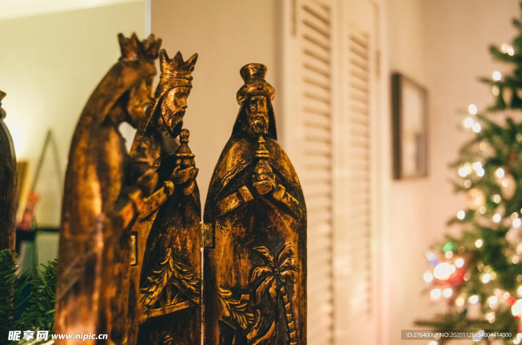 圣诞树 装饰 场景图片