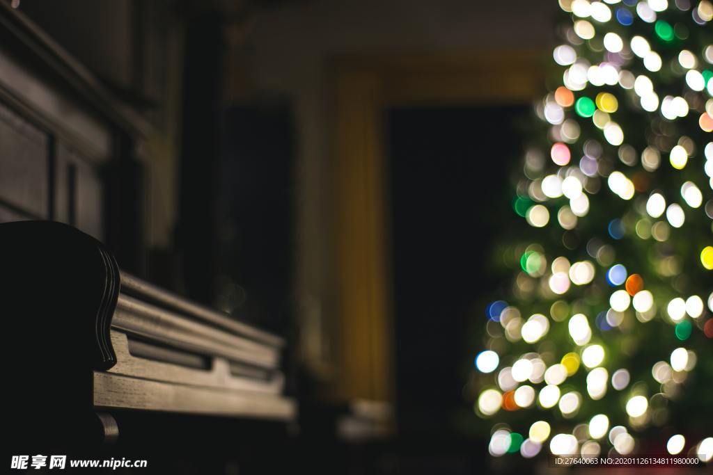 圣诞树 装饰 场景图片