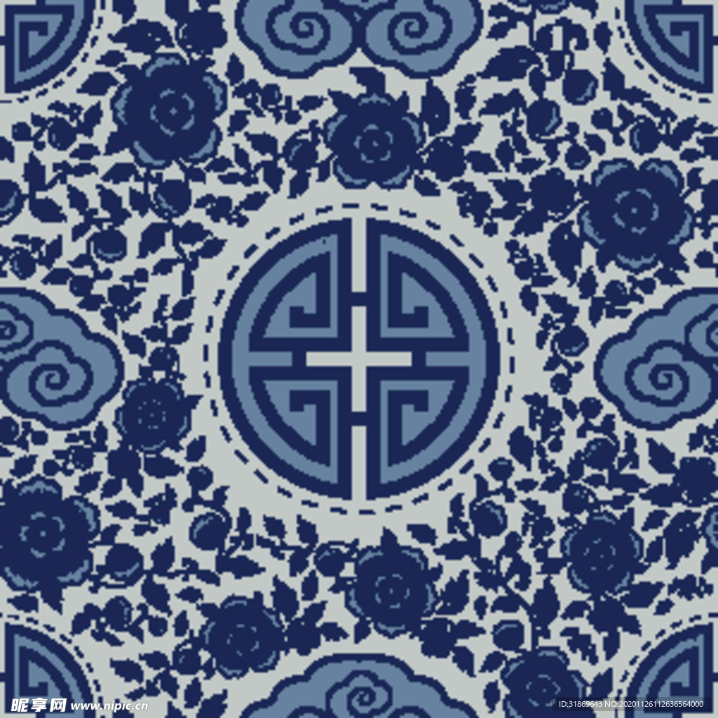 花纹图案 无缝印花