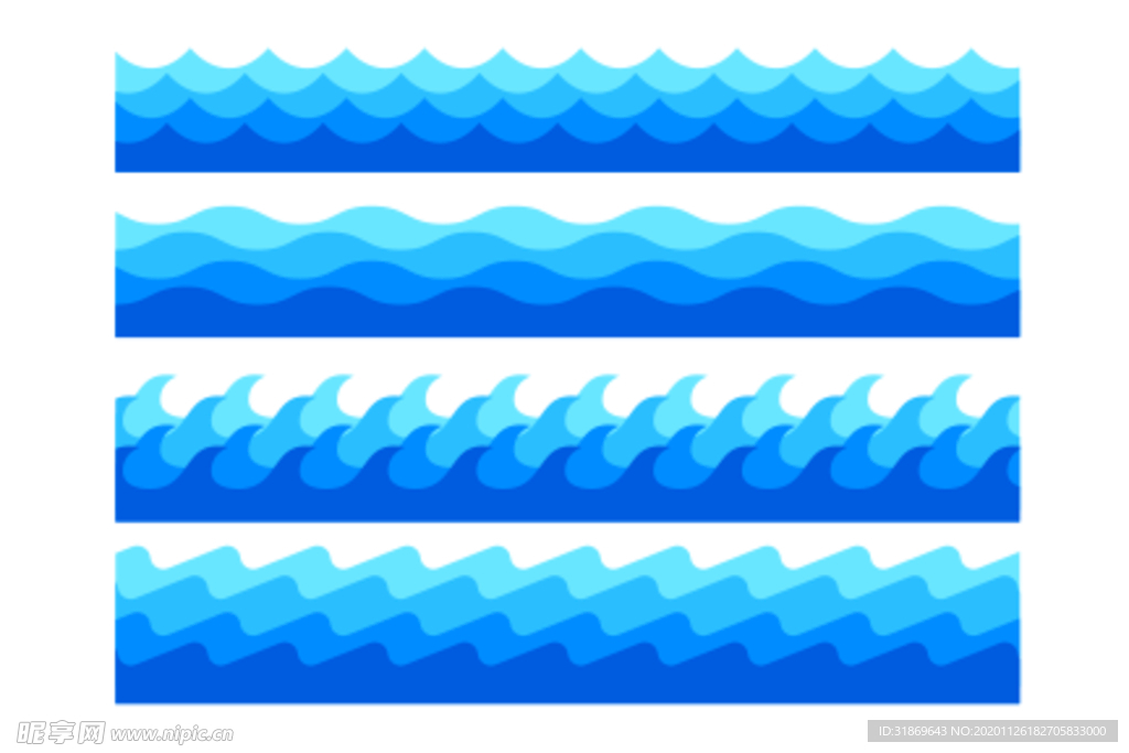 海浪 波浪 波纹