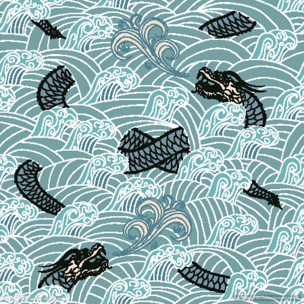 海浪 波浪 波纹