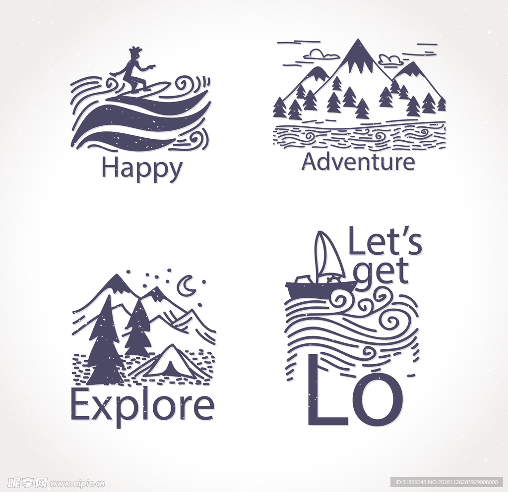 海浪 波浪 波纹