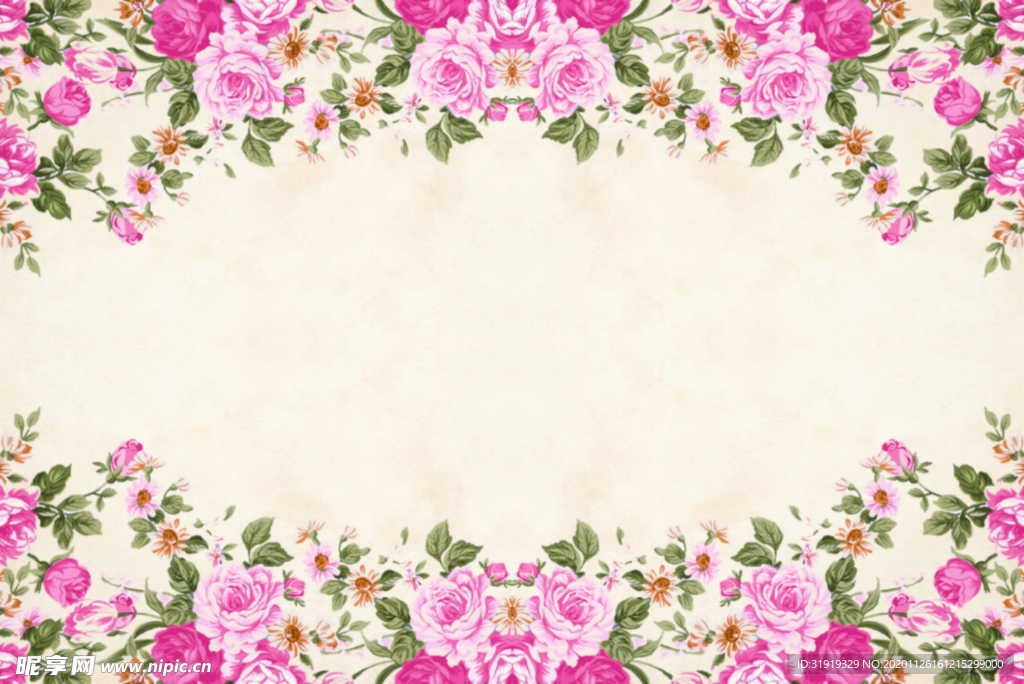 花的 框架背景 粉 花卉