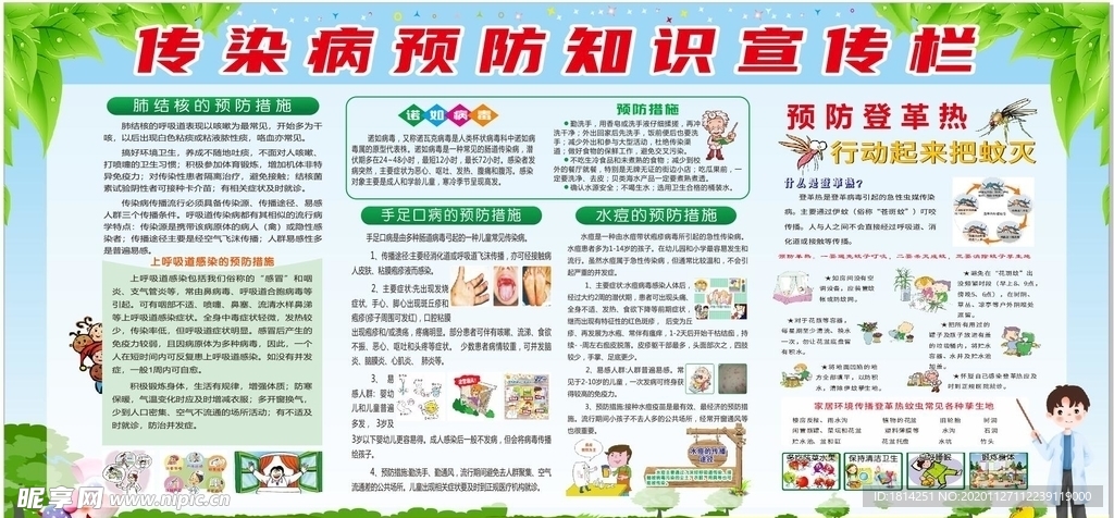 预防传染病 宣传栏