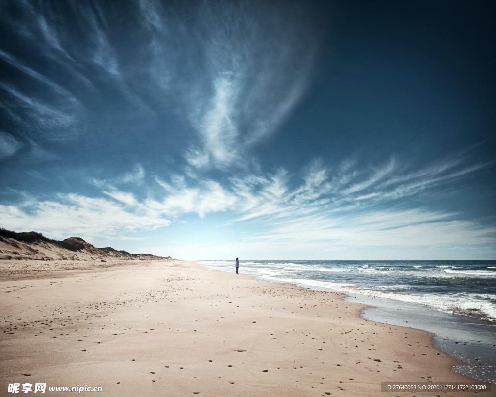 海边沙滩图片