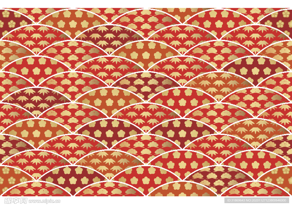 花纹图案 无缝印花