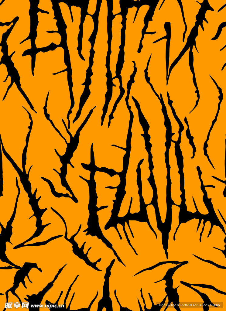 树枝 数码印花 布艺