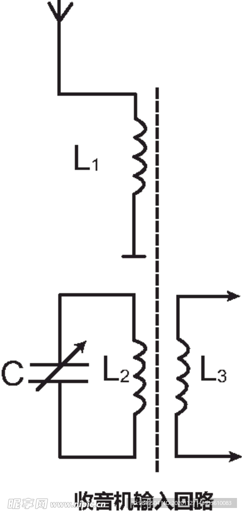 收音机收入回路图