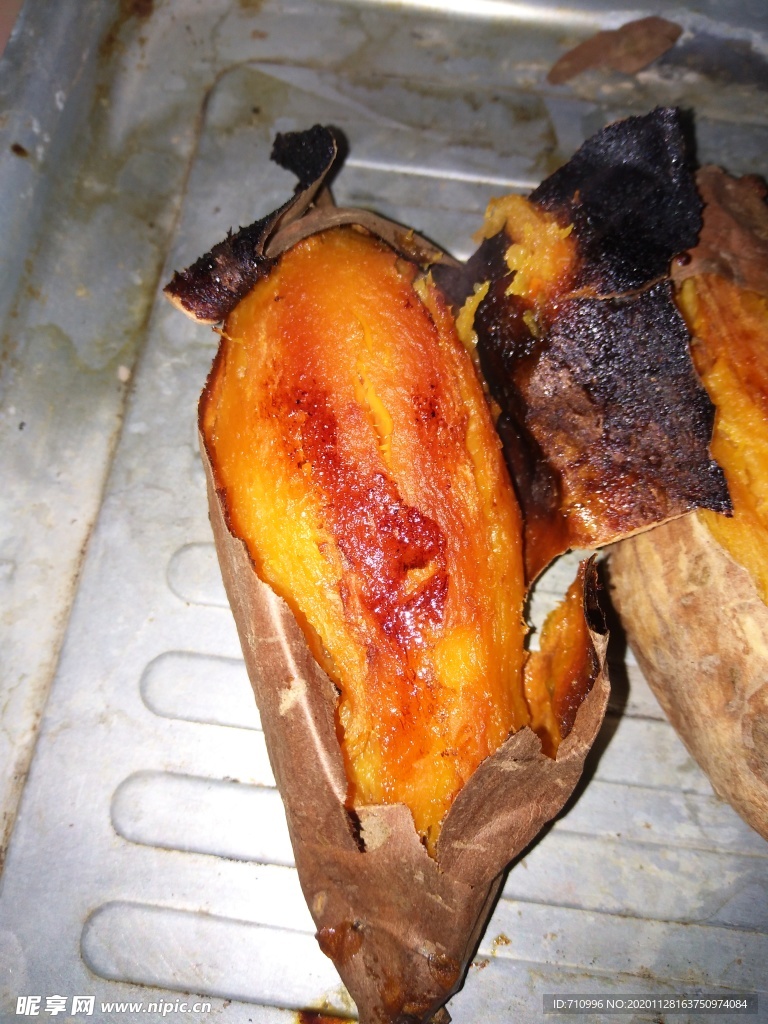 烤蜜薯红薯