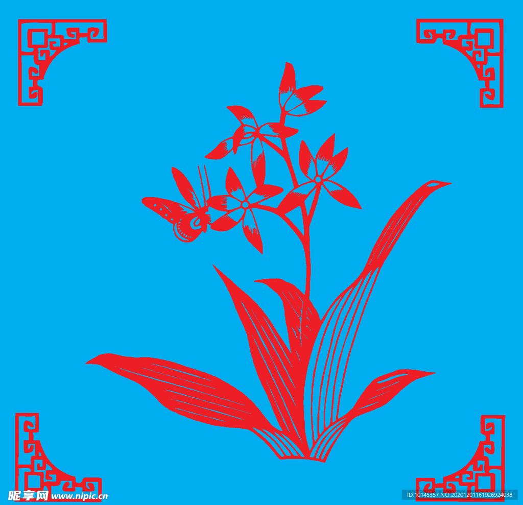 蝶恋花剪纸